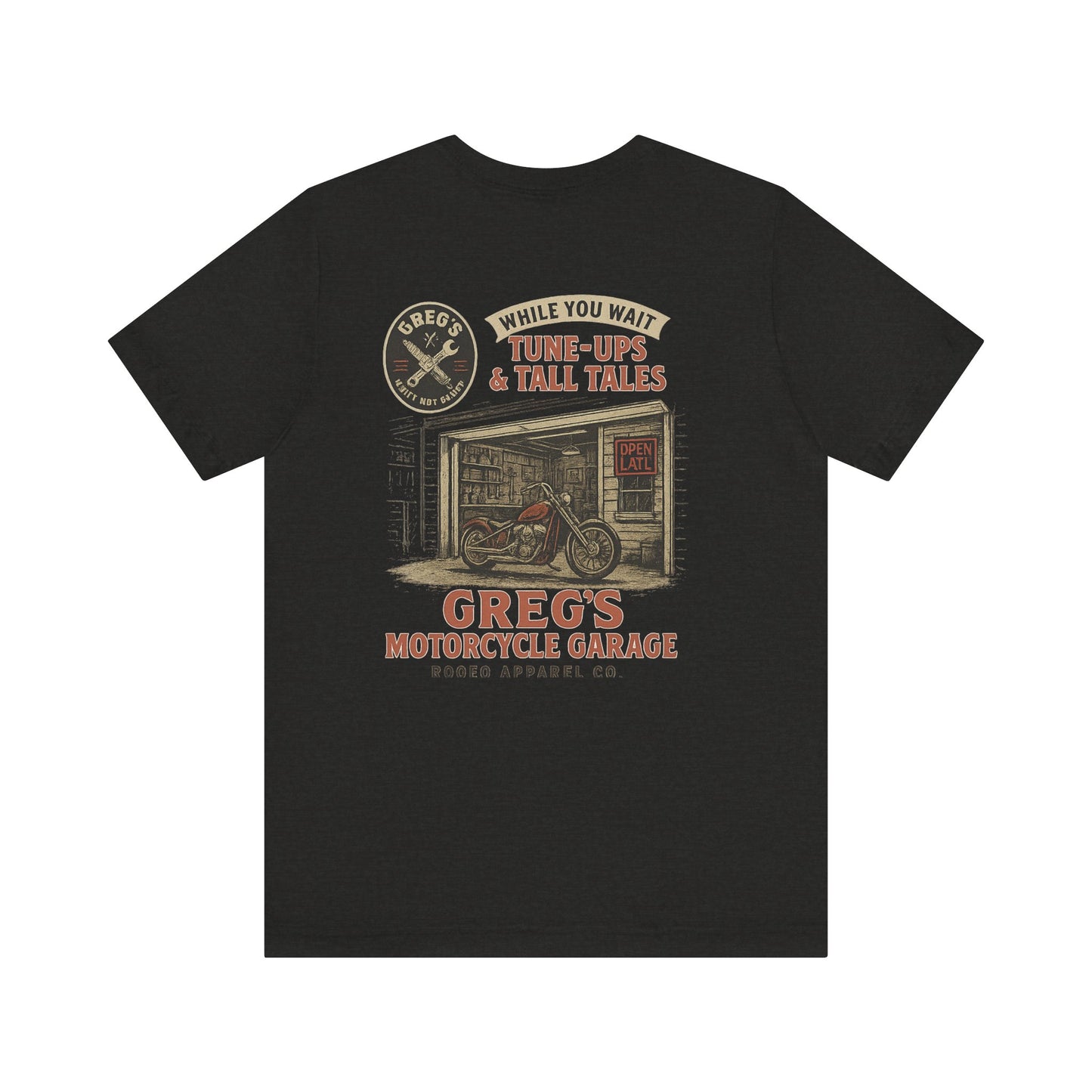 Greg’s Motorcycle Garage Tee