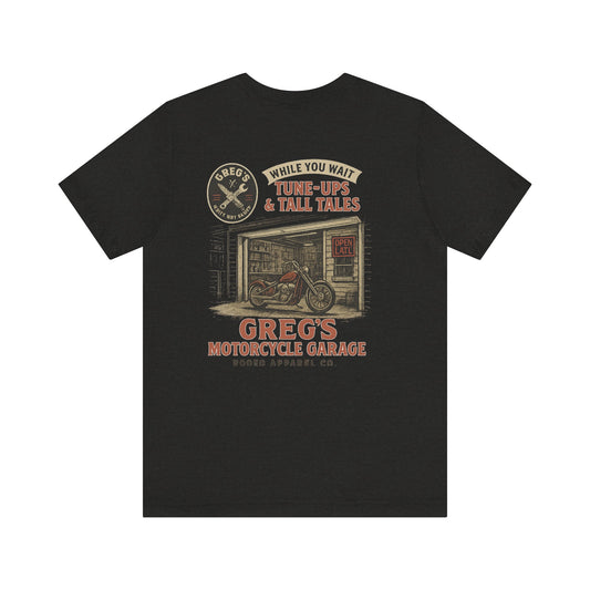 Greg’s Motorcycle Garage Tee