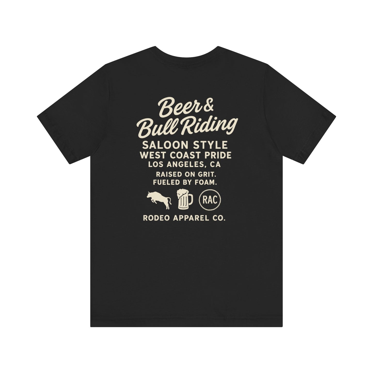Beer & Bull Riding Tee